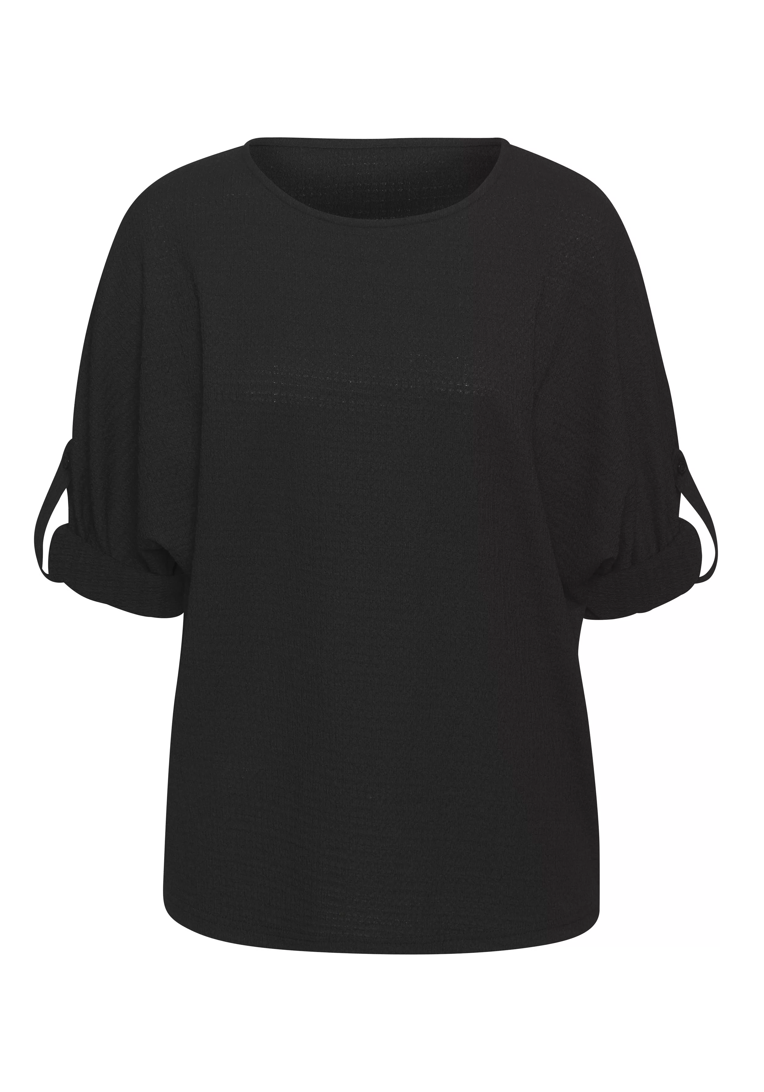 Vivance 2-in-1-Shirt "zum Krempeln", aus bügelfreier Crêpe-Qualität günstig online kaufen