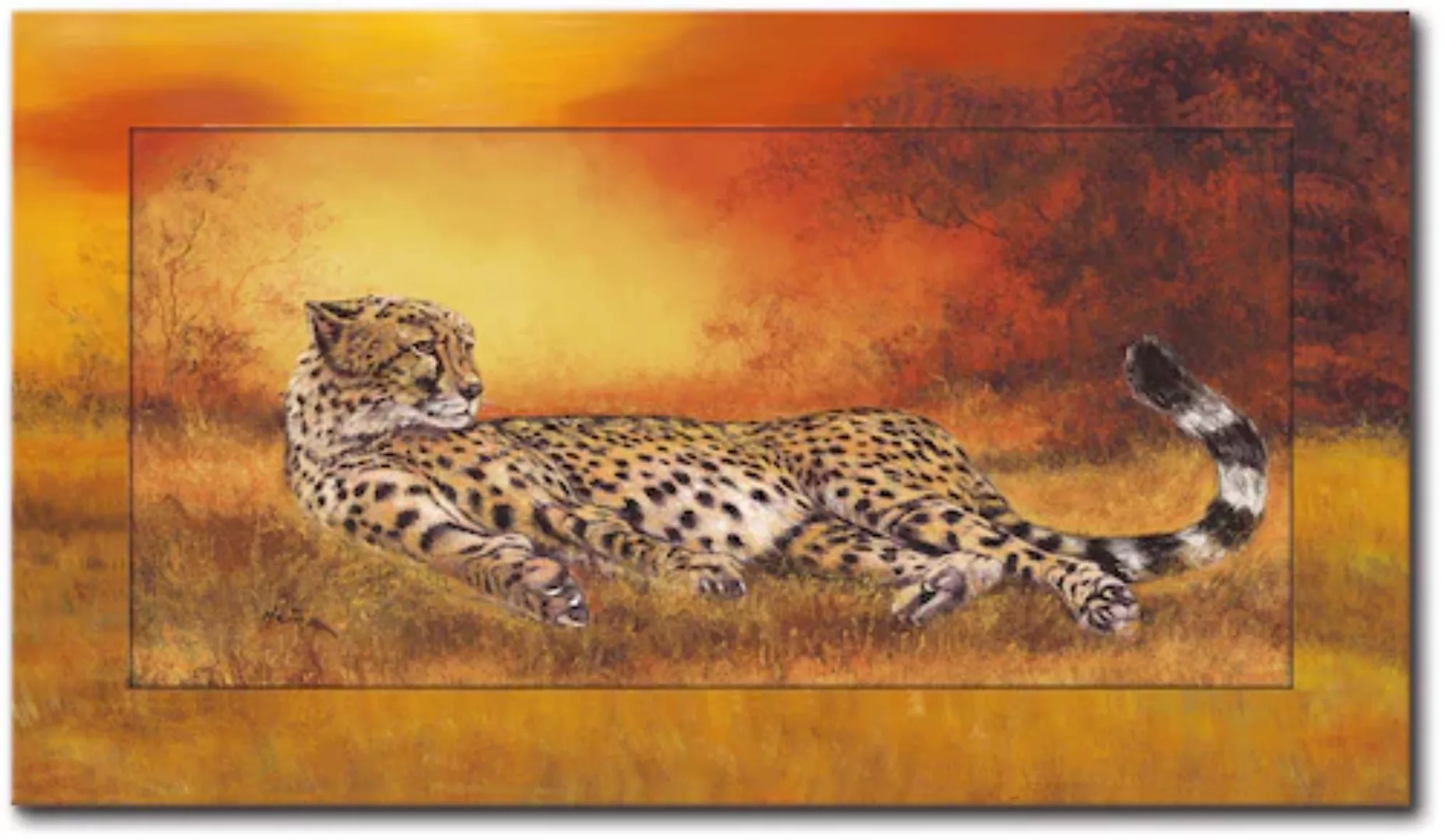 Artland Wandbild "Gepard", Wildtiere, (1 St.) günstig online kaufen