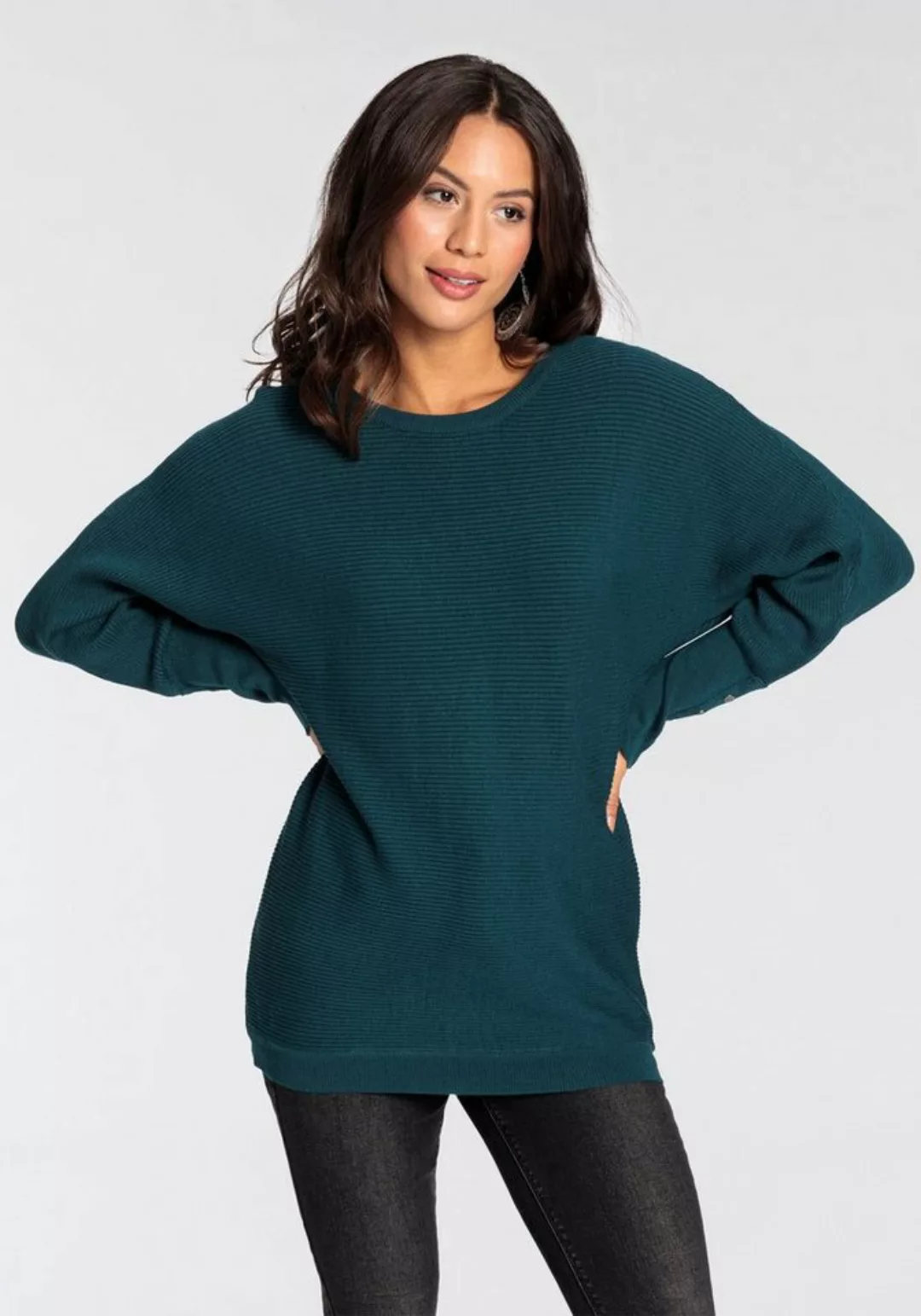 Laura Scott Strickpullover mit Fledermausärmeln - NEUE KOLLEKTION günstig online kaufen