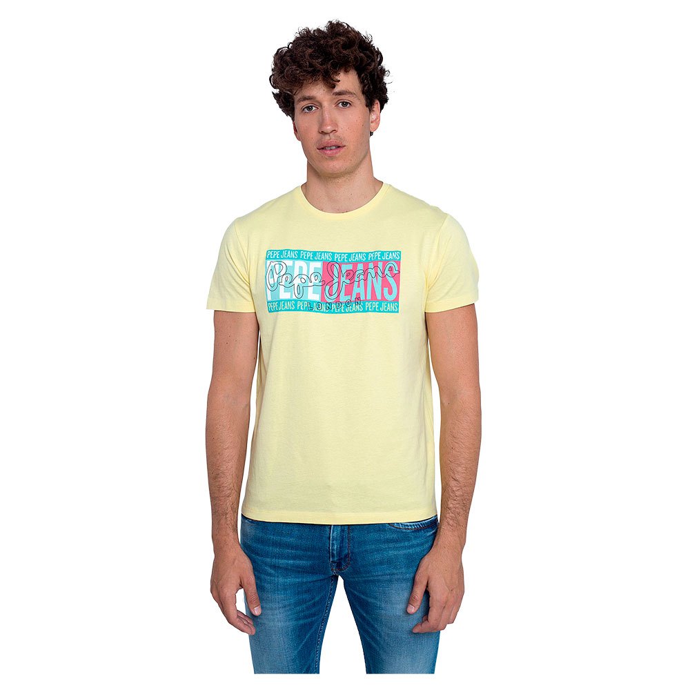 Pepe Jeans Mark Kurzärmeliges T-shirt M Sorbet Lemon günstig online kaufen