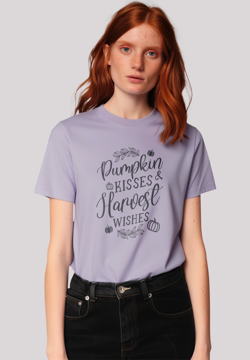 F4NT4STIC T-Shirt "Pumpkin kisses Harves wishes", Premium Qualität, Hallowe günstig online kaufen