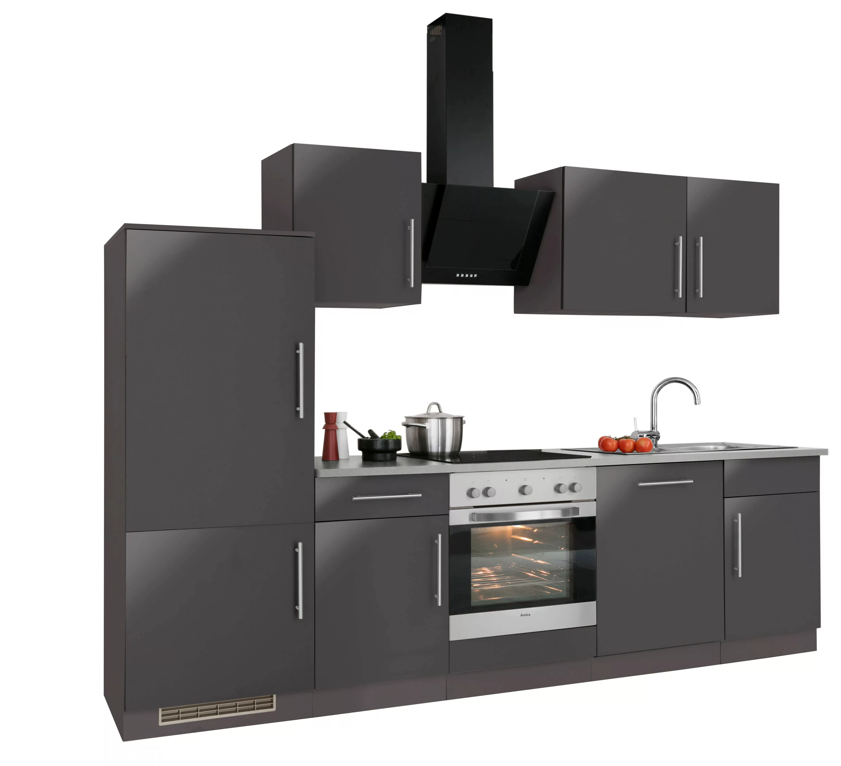 wiho Küchen Küchenzeile "Cali", ohne E-Geräte, Breite 280 cm günstig online kaufen