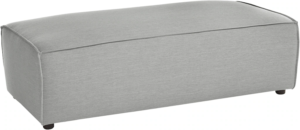 Home affaire Hocker "NEU: SHERWOOD XXL, Polsterhocker, Cord, Webstoff", rec günstig online kaufen