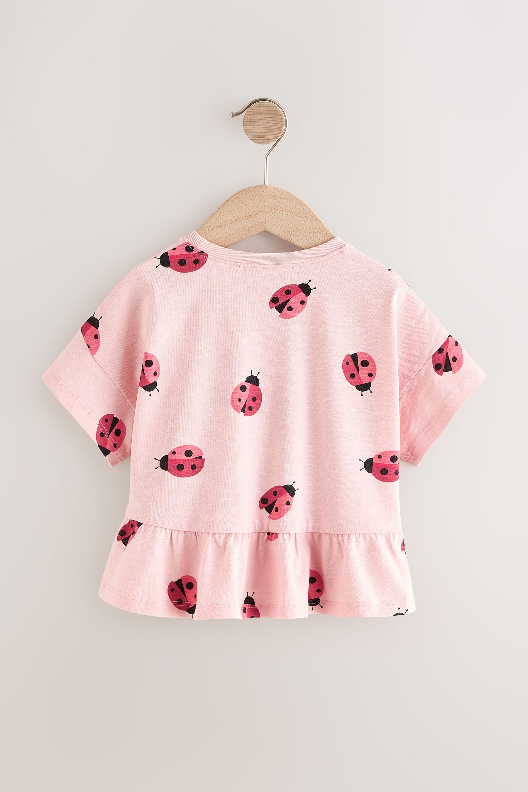 Next Schößchenshirt Kurzarmshirt mit Schößchen aus günstig online kaufen