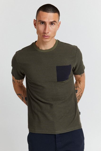 Casual Friday T-Shirt Thor Y/D jaquard striped tee 20504425 günstig online kaufen