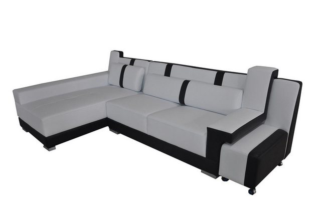 Xlmoebel Ecksofa Sofa mit USB-Anschluss und LED-Beleuchtung, Eckcouch, Herg günstig online kaufen