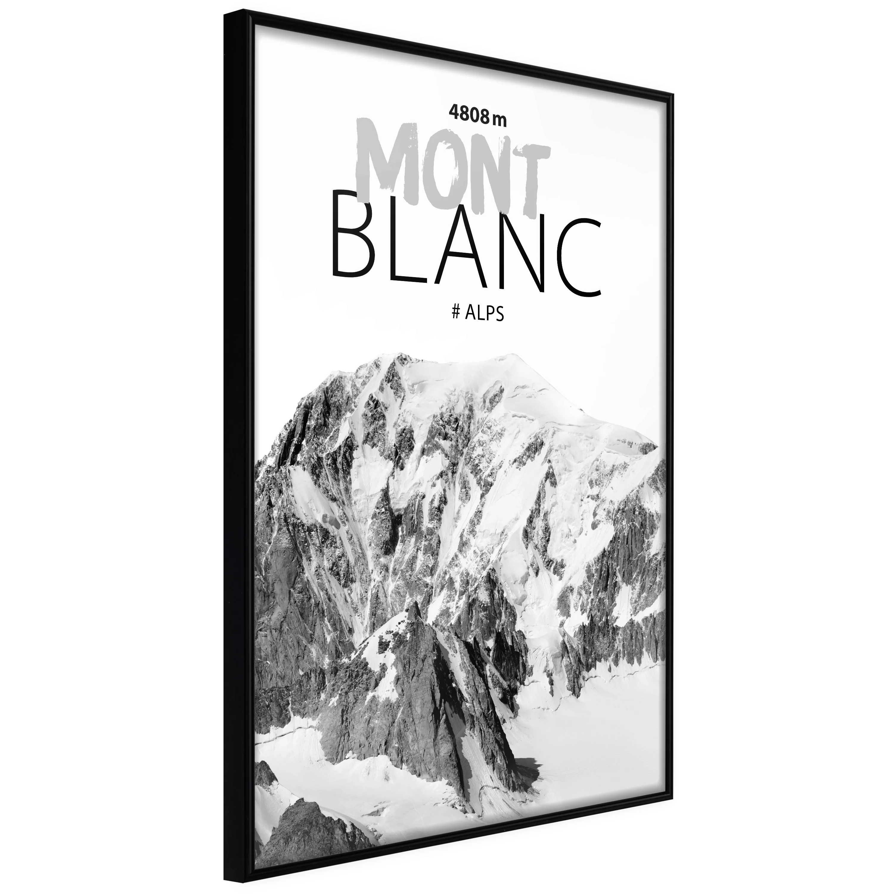 Poster - Peaks Of The World: Mont Blanc günstig online kaufen