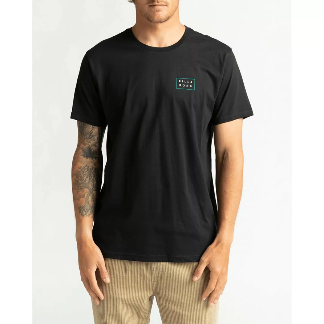 Billabong Die Cut Theme Kurzärmeliges T-shirt M Black günstig online kaufen