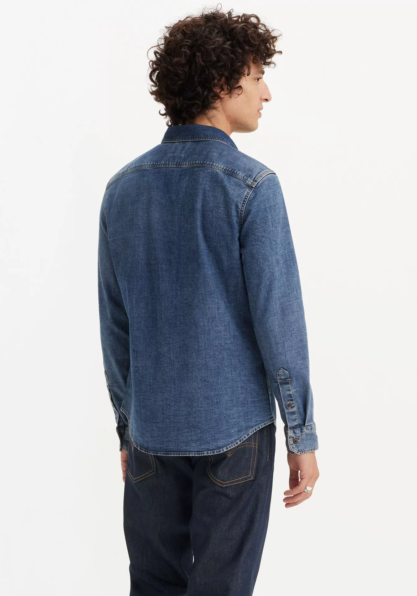 Levi's® Jeanshemd LS BATTERY HM SHIRT SLIM aus pflegeleichtem Baumwollmix günstig online kaufen