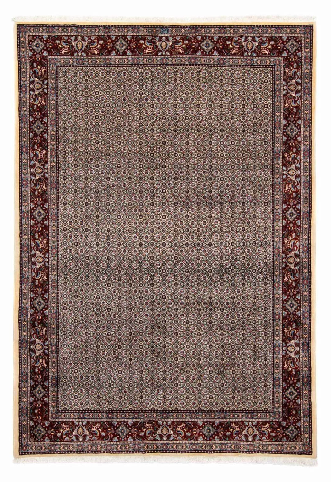 morgenland Wollteppich »Moud Durchgemustert Beige 294 x 197 cm«, rechteckig günstig online kaufen