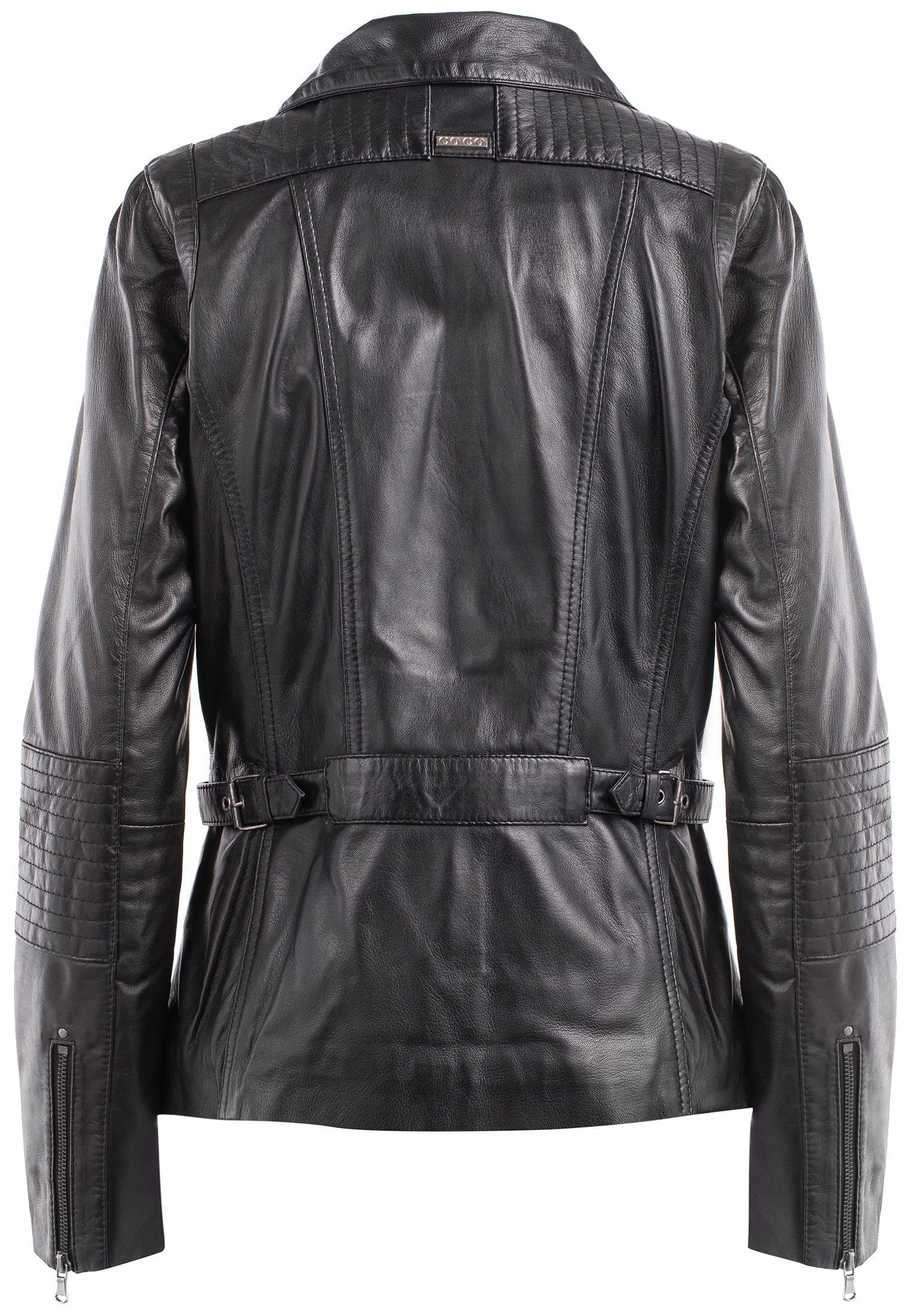CBL Lederjacke MQ-43104 mit stehkragen günstig online kaufen