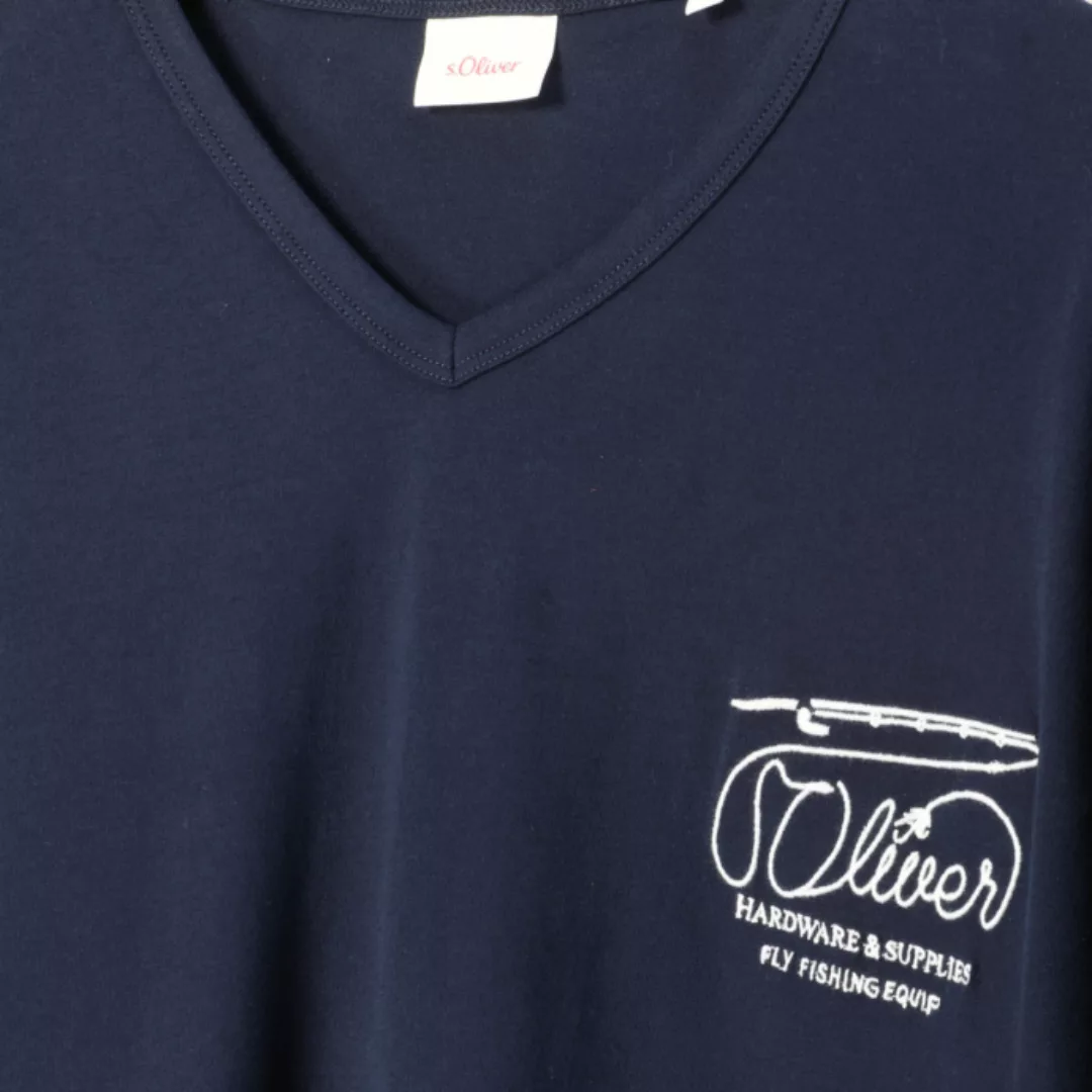 s.Oliver T-Shirt mit Stickerei günstig online kaufen