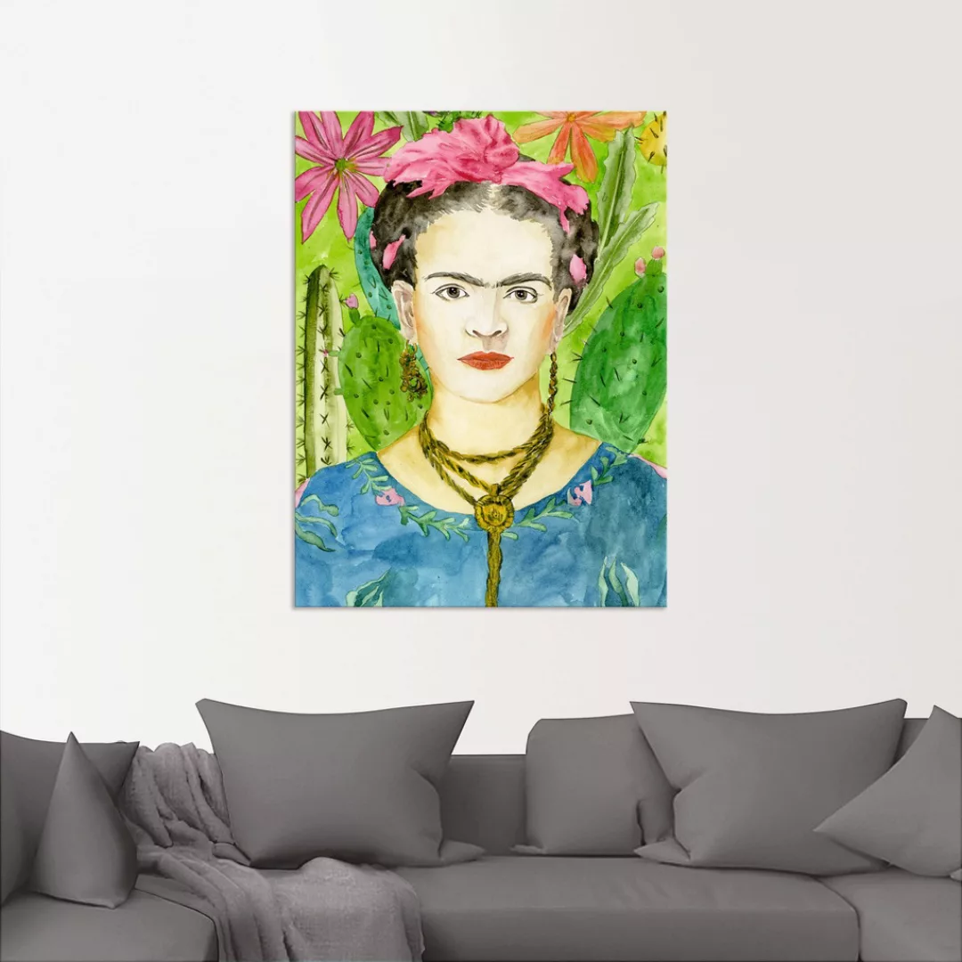 Artland Wandbild "Frida Kahlo II", Bilder von Frauen, (1 St.), als Alubild, günstig online kaufen