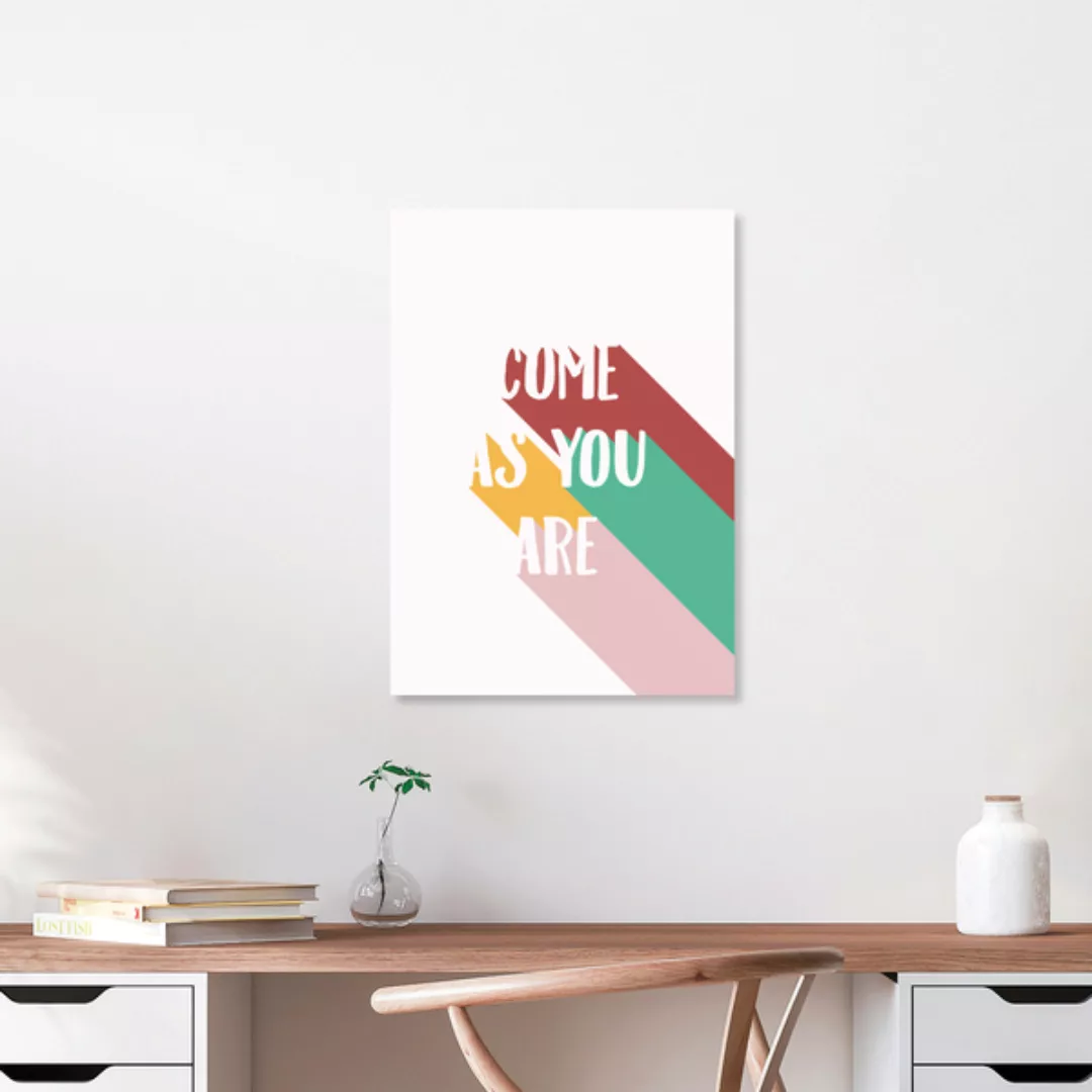 Poster / Leinwandbild - Come As You Are günstig online kaufen