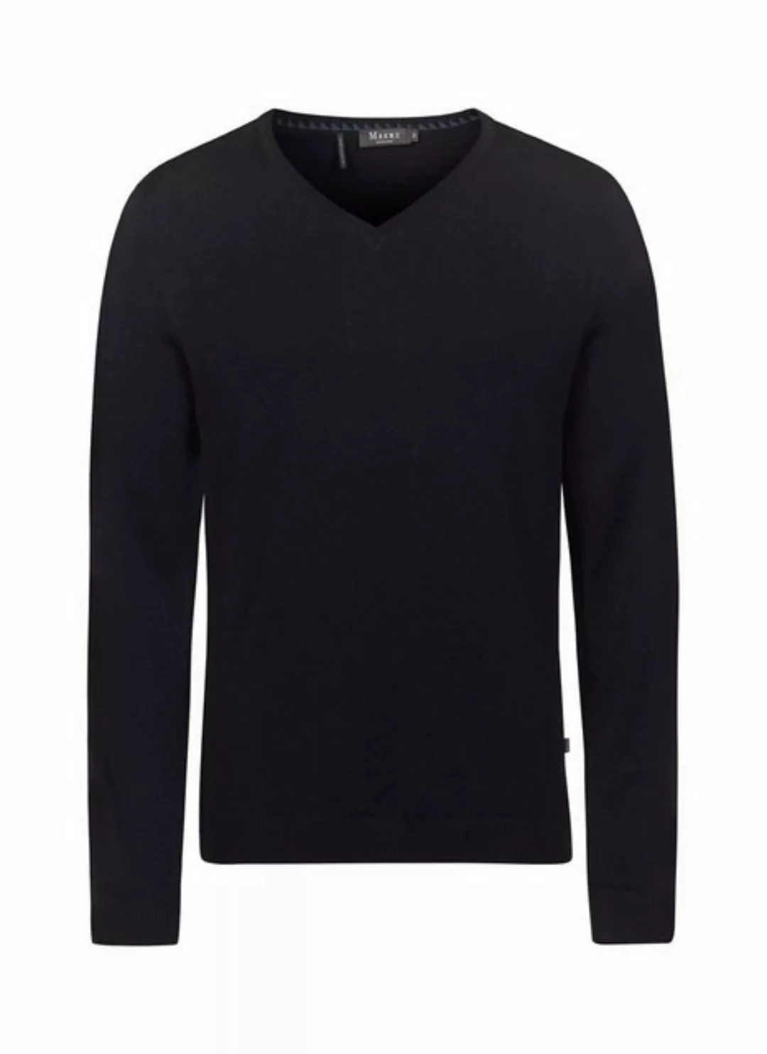 MAERZ Muenchen V-Ausschnitt-Pullover marineblau regular (1-tlg) günstig online kaufen