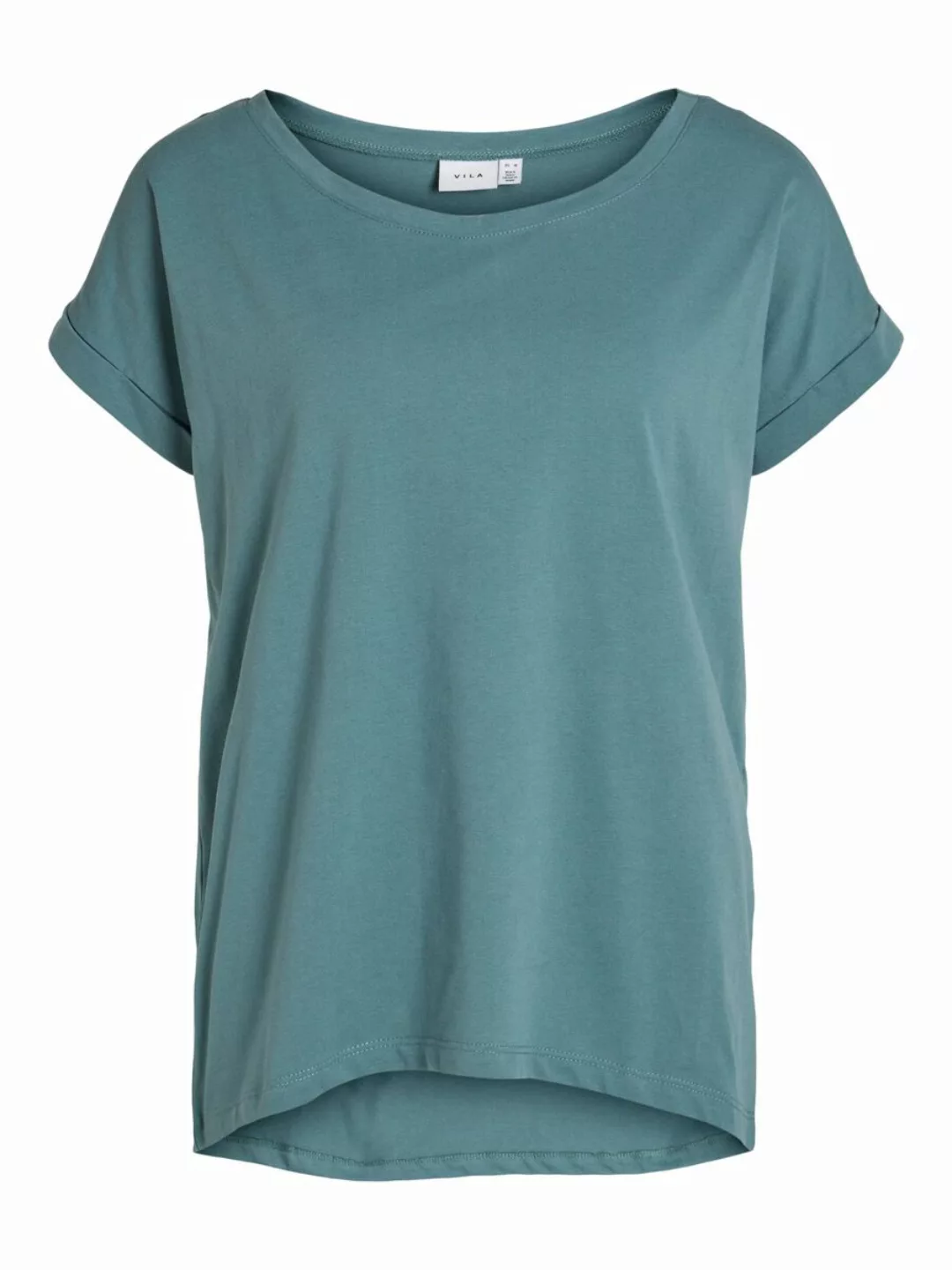 VILA Basic T-shirt Damen Blau günstig online kaufen