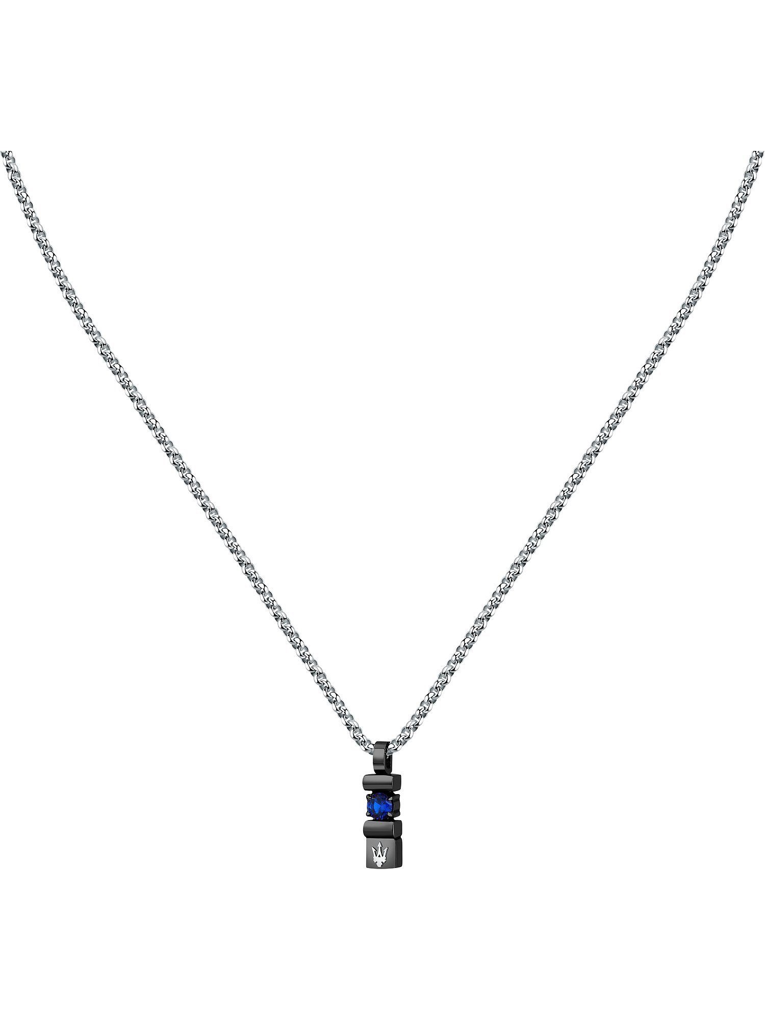 MASERATI Edelstahlkette Maserati Herren-Kette Edelstahl Saphir günstig online kaufen