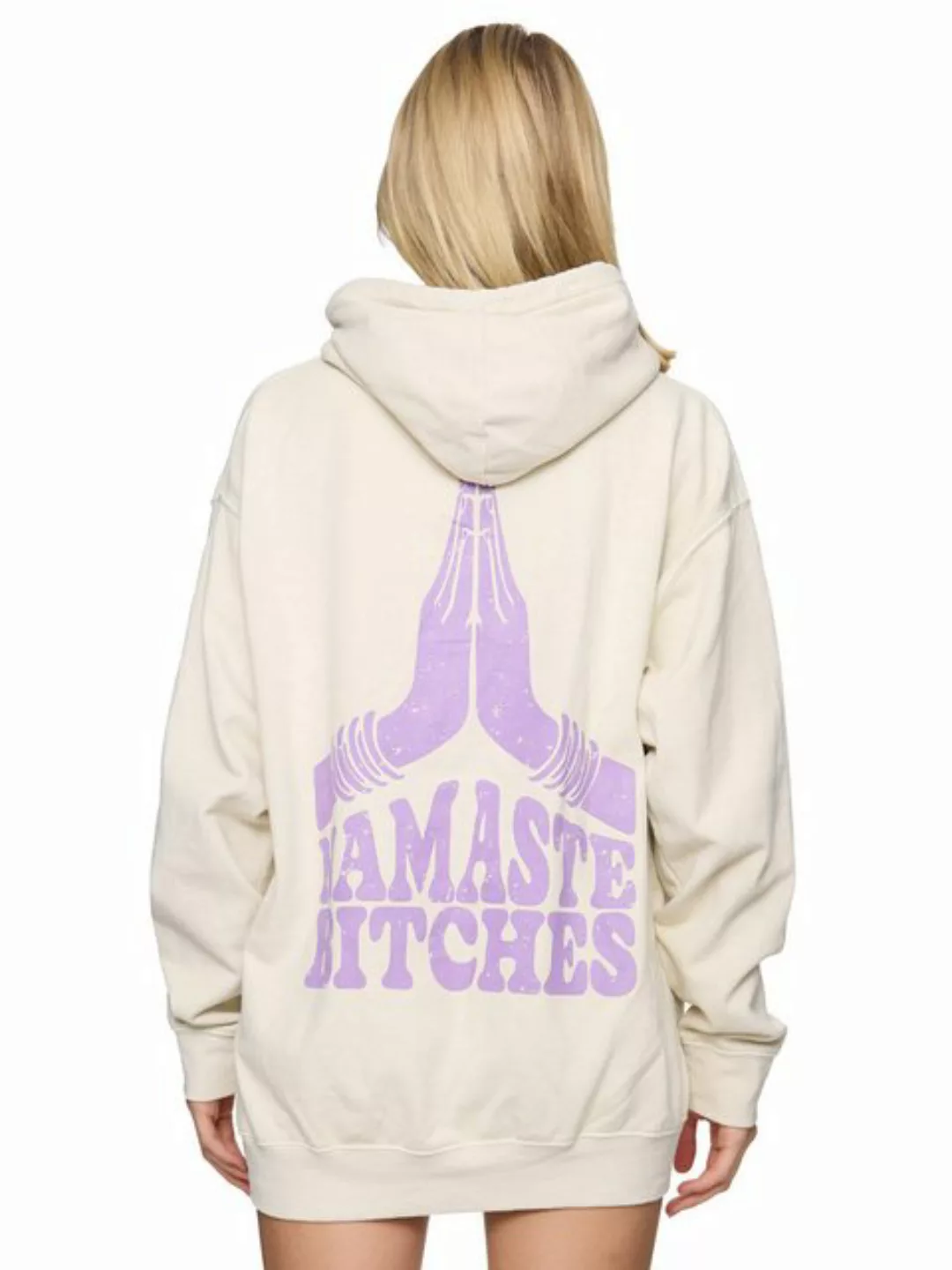 Worldclassca Hoodie Worldclassca Oversized Hoodie NAMASTE Kapuzenpullover S günstig online kaufen