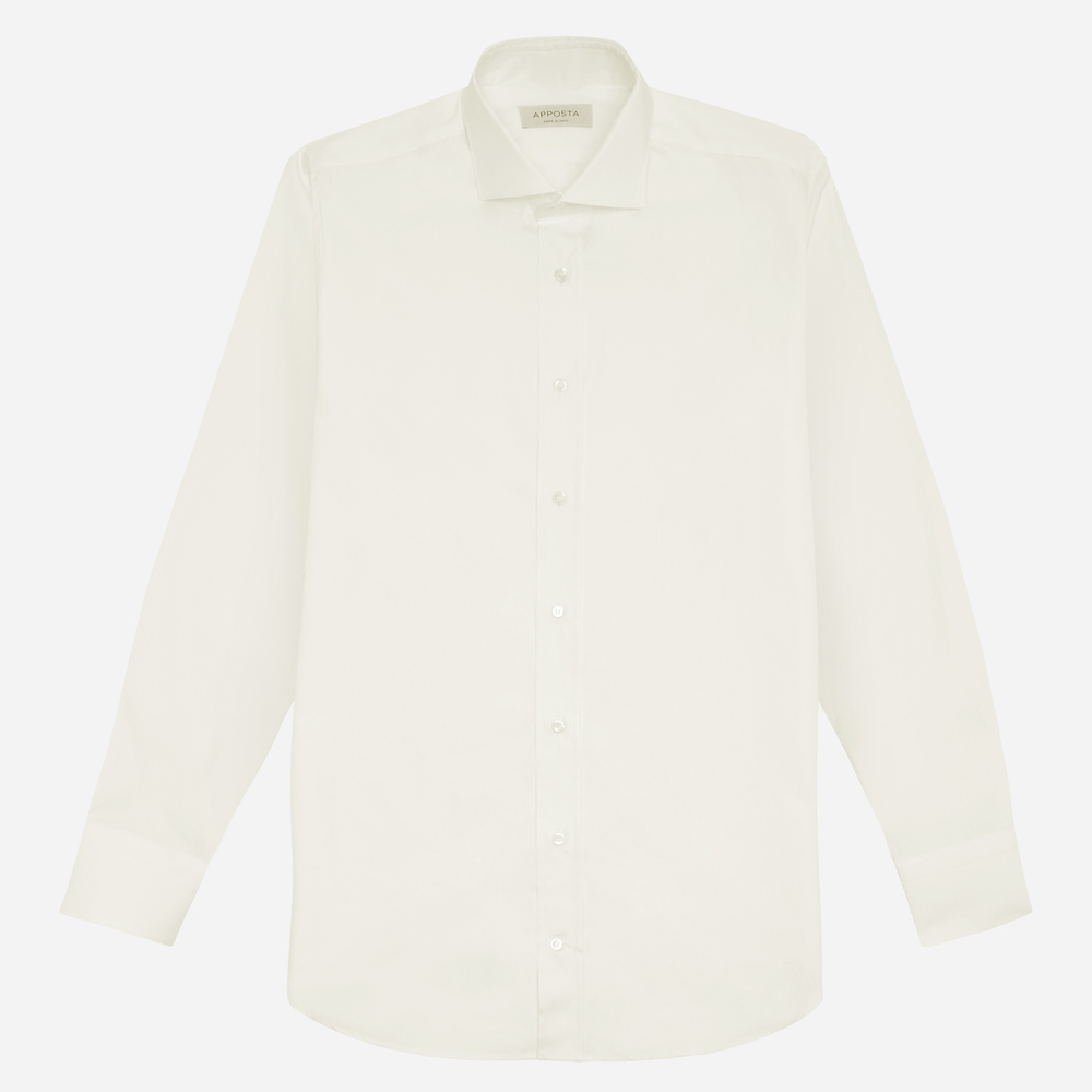Hemd  einfarbig  weiß 100% reine baumwolle denim doppelt gezwirnt supima, k günstig online kaufen