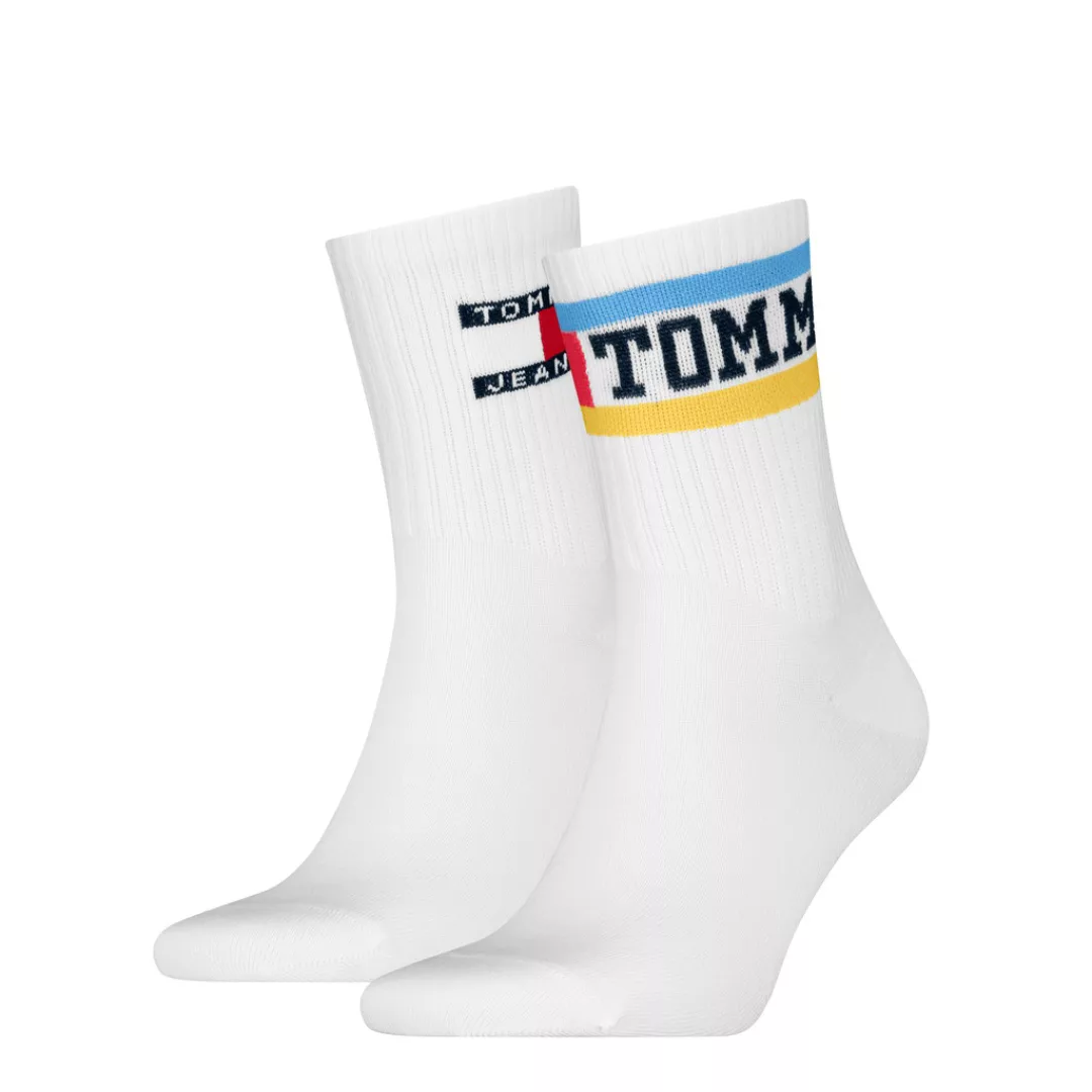 Tommy Hilfiger Socken "TH UNI TJ SHORT SOCK 2P", (2 Paar), mit auffälligem günstig online kaufen