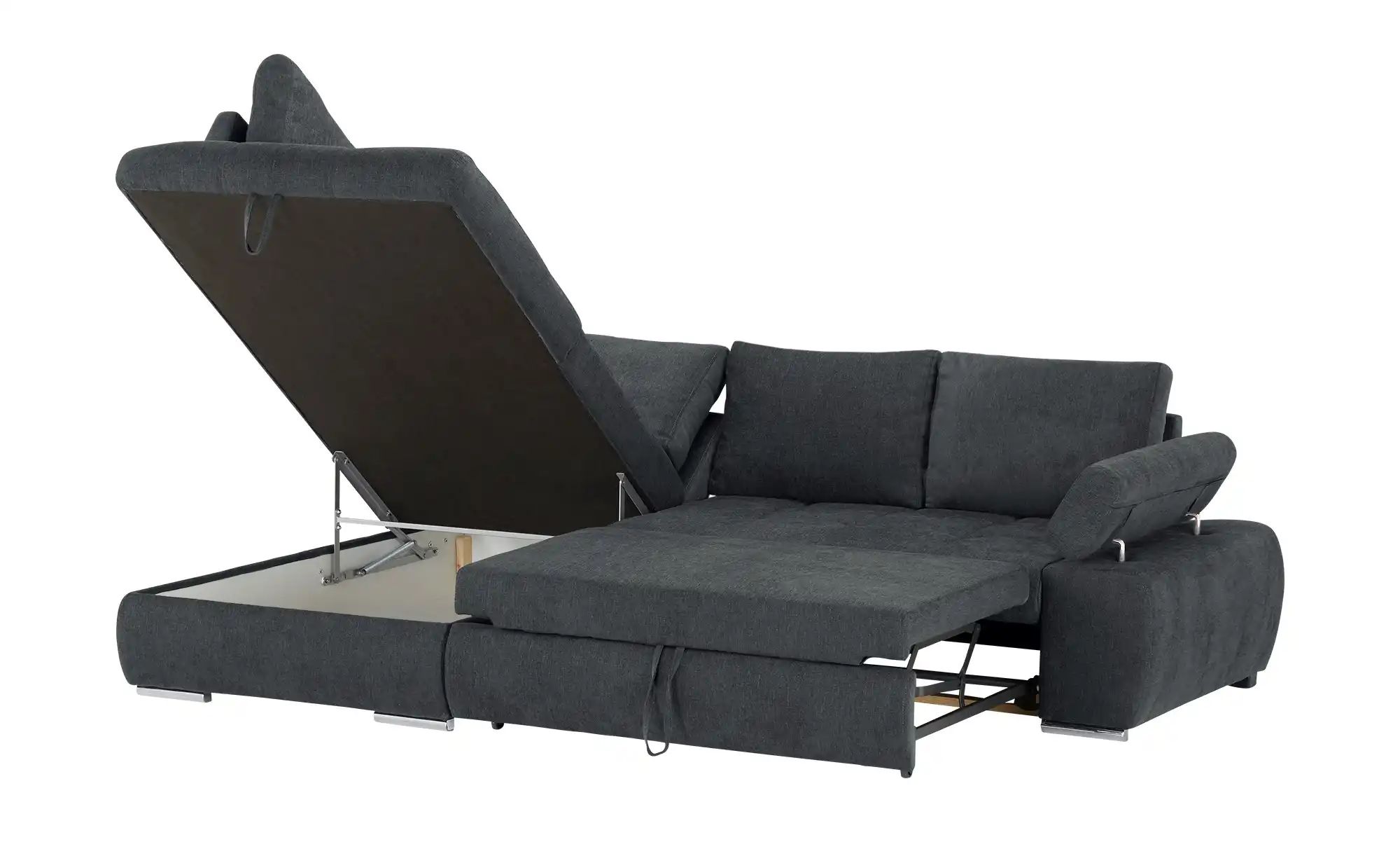 Ecksofa aus Flachgewebe Sky ¦ grau ¦ Maße (cm): B: 265 H: 89 T: 175 Polster günstig online kaufen