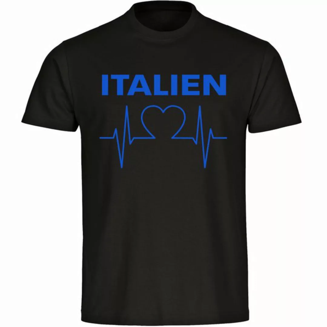 multifanshop T-Shirt Herren Italien - Herzschlag - Männer günstig online kaufen