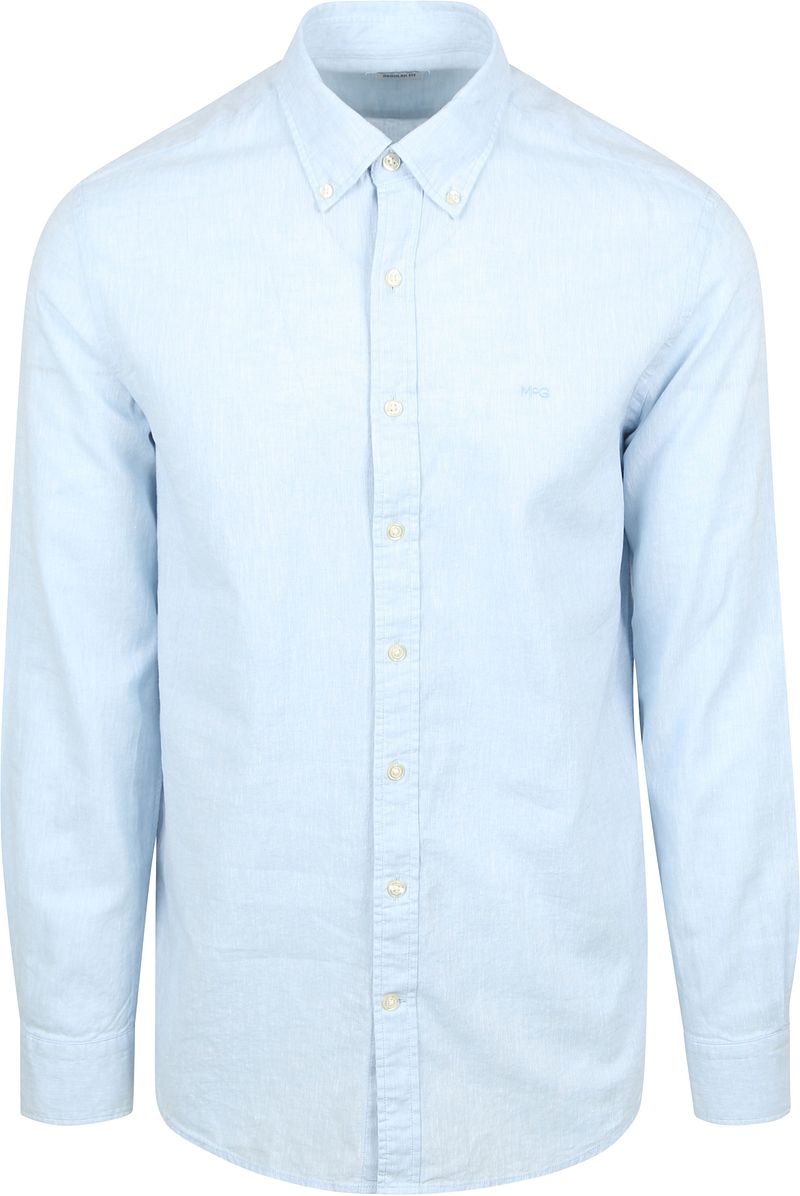 McGregor Hemd Linen Blend Hellblau - Größe XXL günstig online kaufen