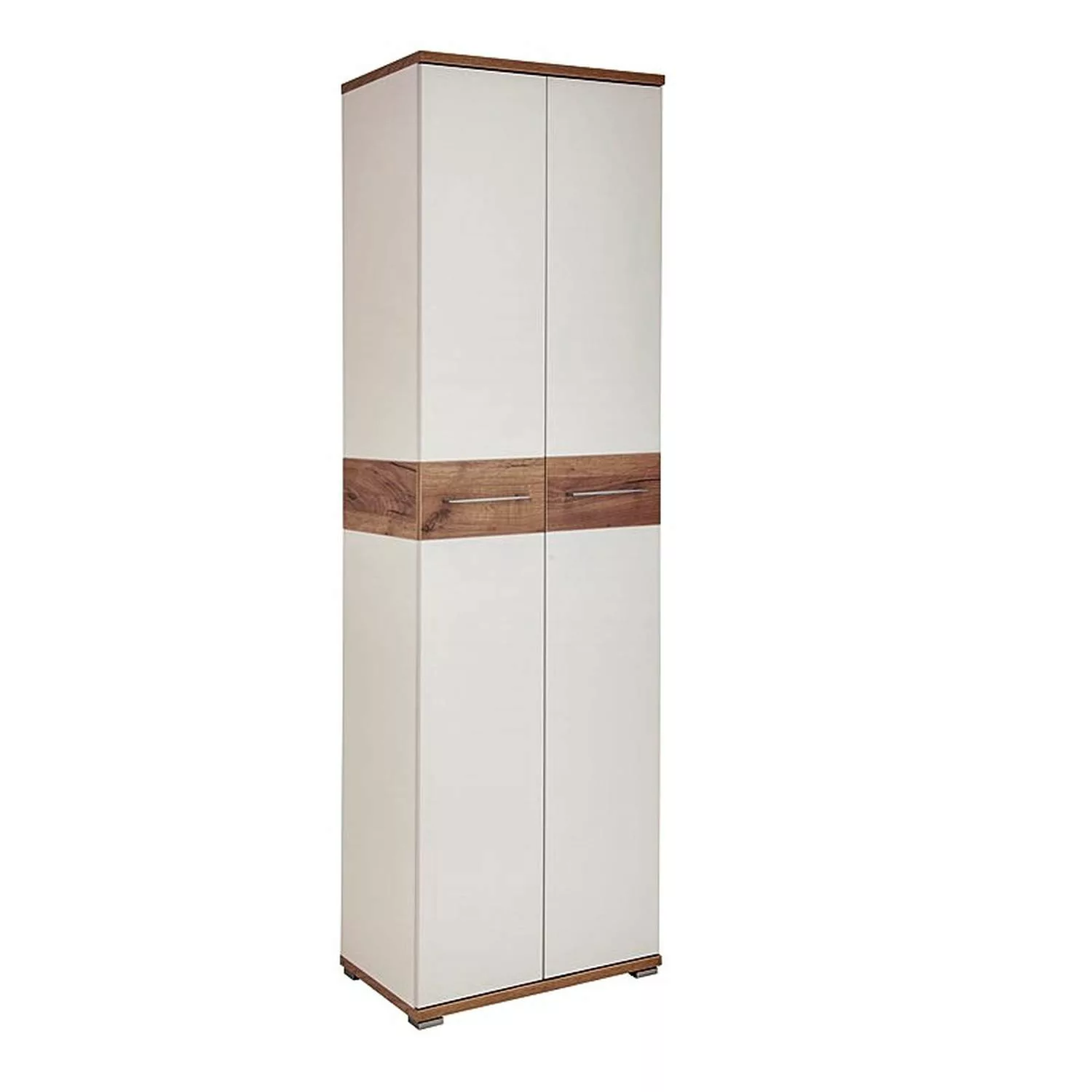 Garderobenschrank DAKOTA-01, weiß, Navarra-Eiche-Nb., 59 x 199 x 40cm günstig online kaufen