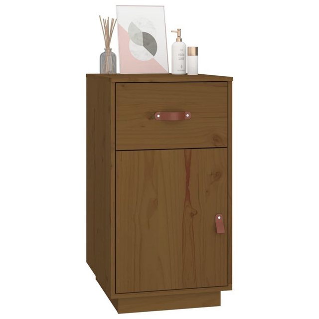 vidaXL Aktenschrank Schreibtisch-Schrank Honigbraun 40x50x75 cm Massivholz günstig online kaufen