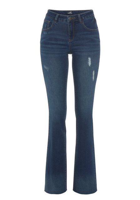 Arizona Bootcut-Jeans Ultra-Stretch Mid-Waist günstig online kaufen