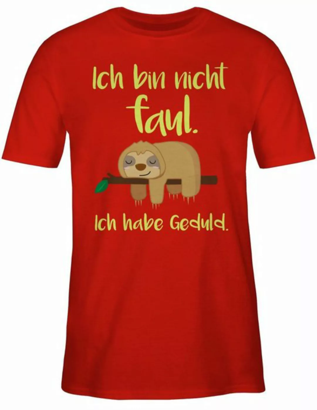 Shirtracer T-Shirt Ich bin nicht faul farbig Sprüche Statement mit Spruch günstig online kaufen