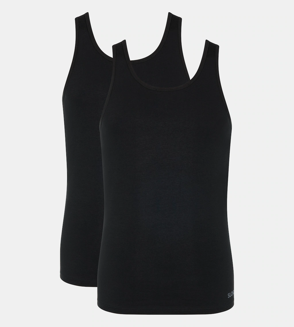 sloggi Tanktop "men GO ABC 2.0", (2er Pack), Rundhalsausschnitt, ärmellos, günstig online kaufen