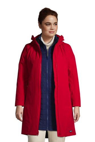 3-in-1-Mantel SQUALL in großen Größen, Damen, Größe: 56-58 Plusgrößen, Rot, günstig online kaufen