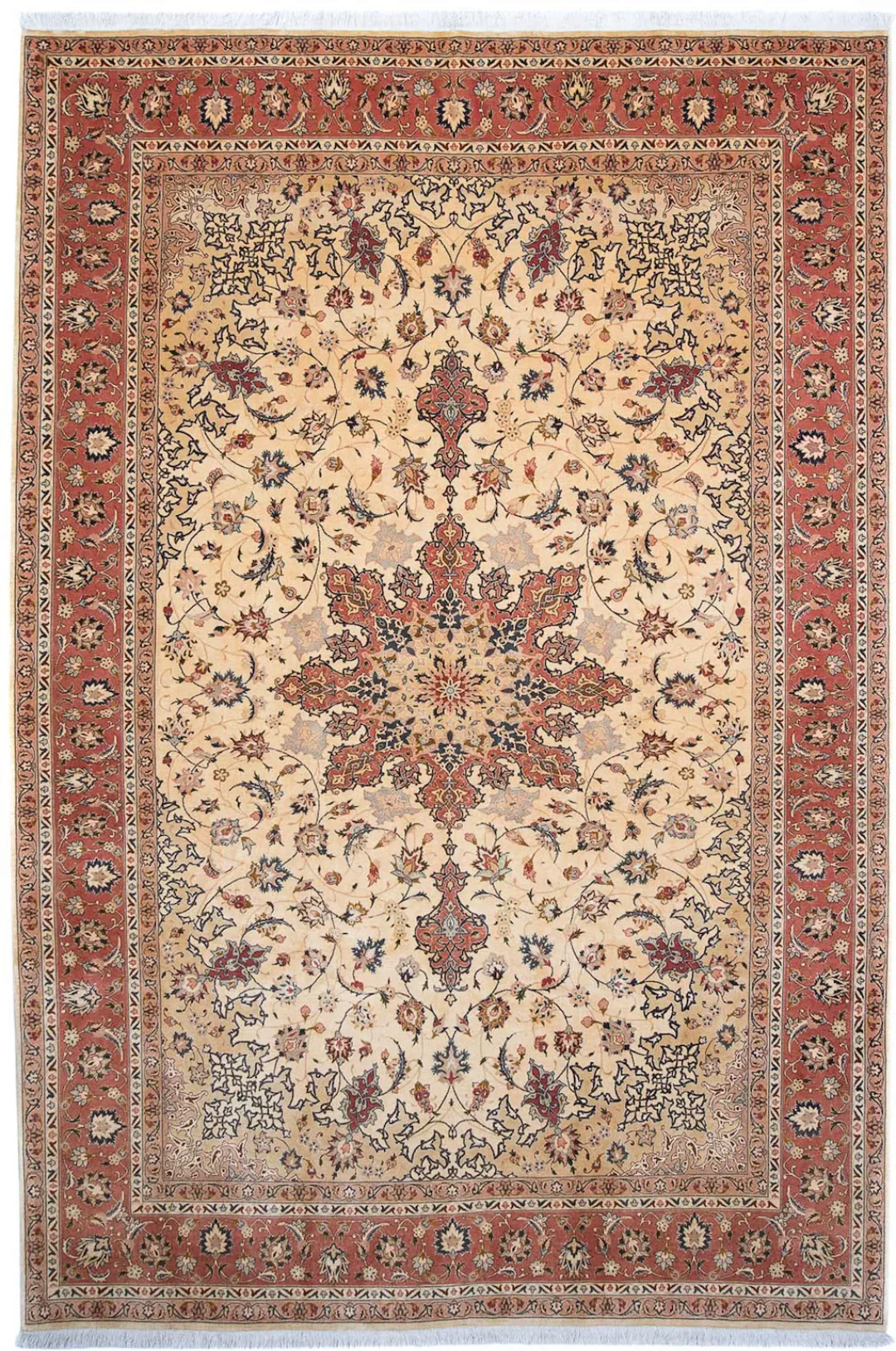 morgenland Orientteppich »Perser - Täbriz - Royal - 305 x 198 cm - hellbrau günstig online kaufen