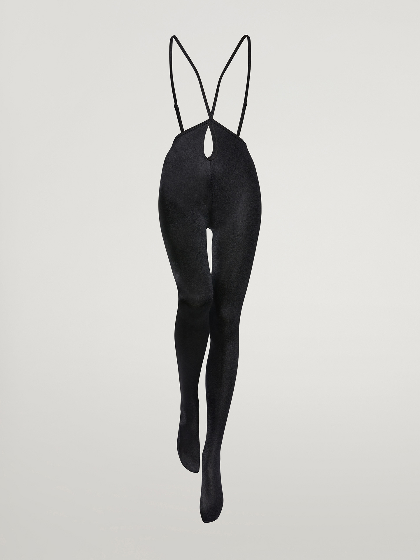 Wolford - Satin de Luxe Jumpsuit Tights, Frau, black, Größe: L günstig online kaufen