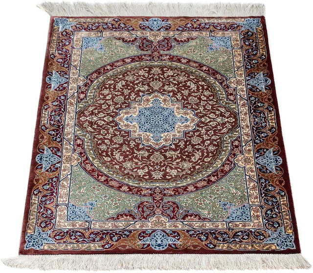morgenland Orientteppich »Perser - Ghom - 90 x 61 cm - mehrfarbig«, rechtec günstig online kaufen