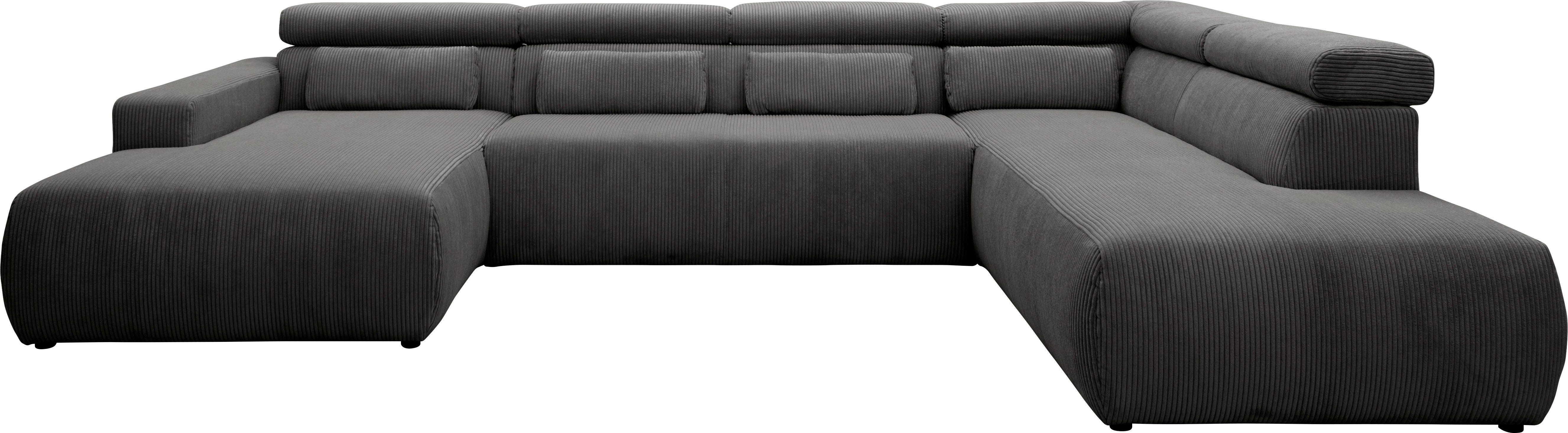 DOMO collection Wohnlandschaft Brandon viele Bezugsarten, incl. Nierenkisse günstig online kaufen