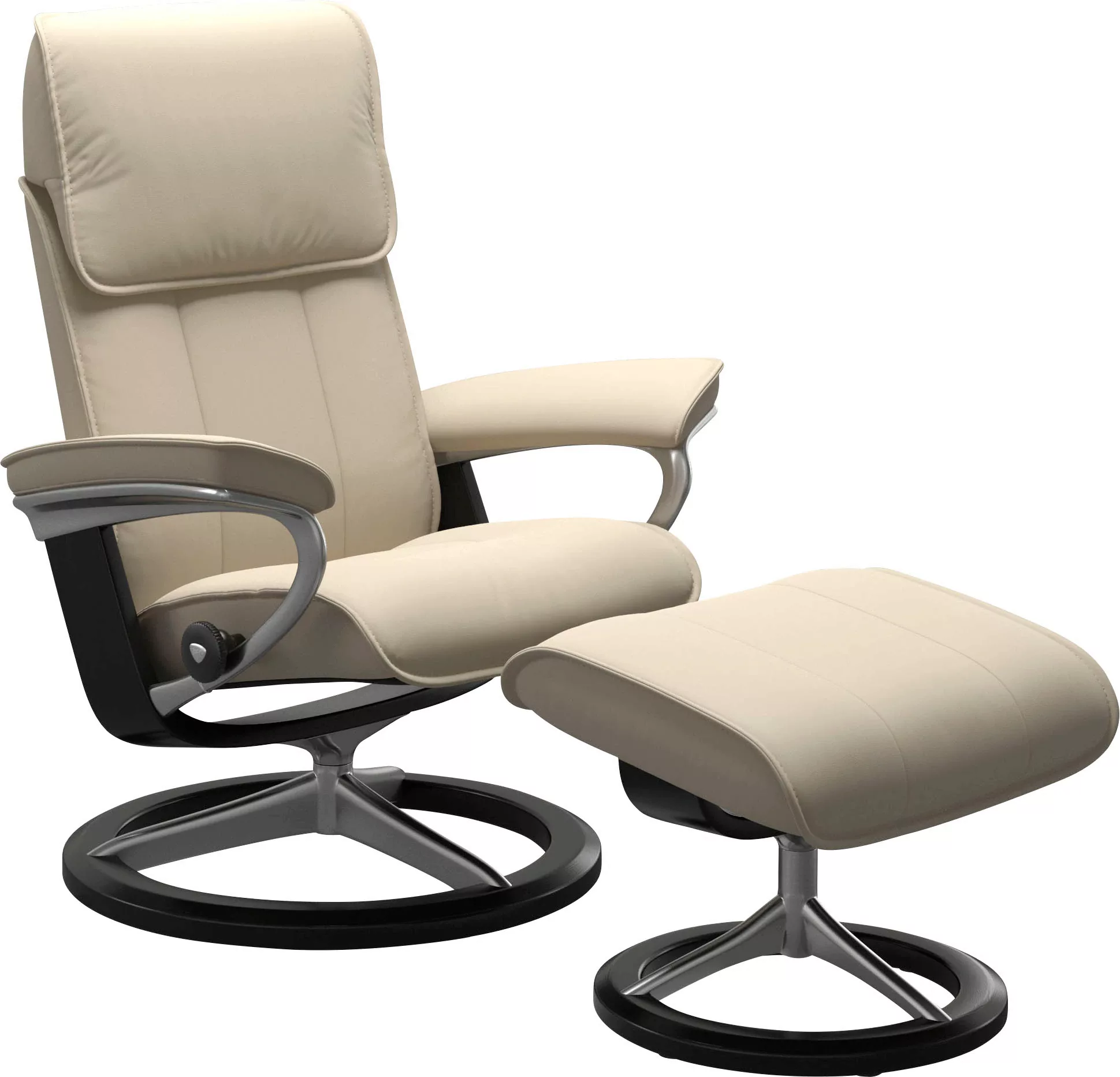 Stressless® Relaxsessel »Admiral«, (Set, Relaxsessel inkl. Hocker), mit Sig günstig online kaufen