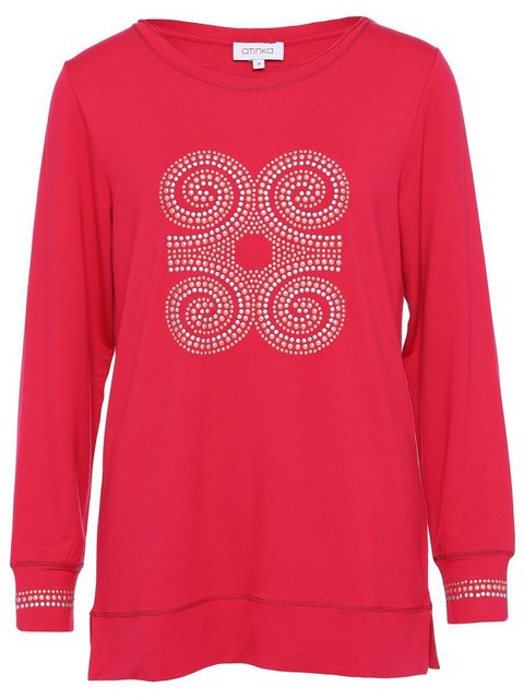 atinka Sweatshirt Longsleeve mit Steinverzierung günstig online kaufen