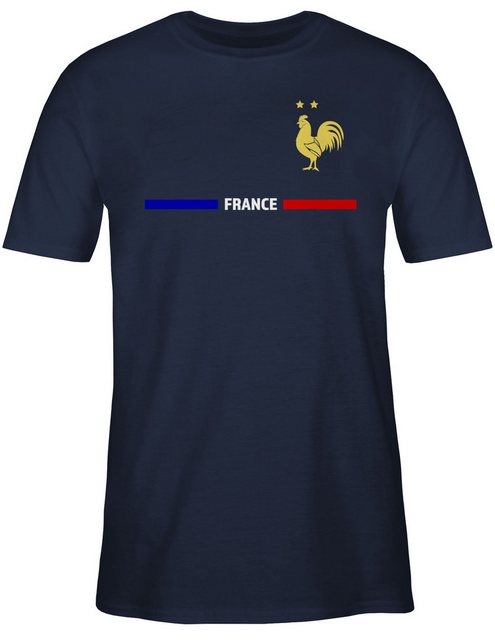 Shirtracer T-Shirt Frankreich Trikot Wappen, France mit Stolz, Französische günstig online kaufen