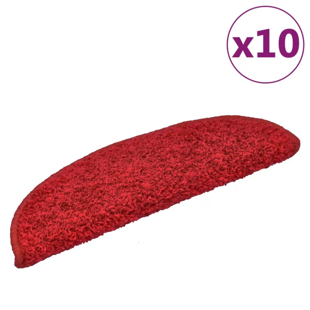 Vidaxl Stufenmatten 10 Stk. 56x20 Cm Rot günstig online kaufen