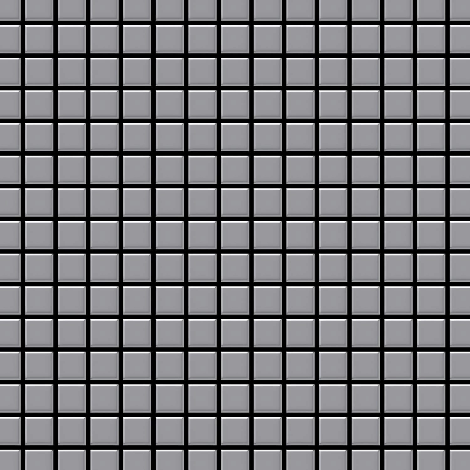 ALLOY Mosaik Fliese Massiv Metall Edelstahl Matt Grau 1,6mm Stark Mosaic-s- günstig online kaufen