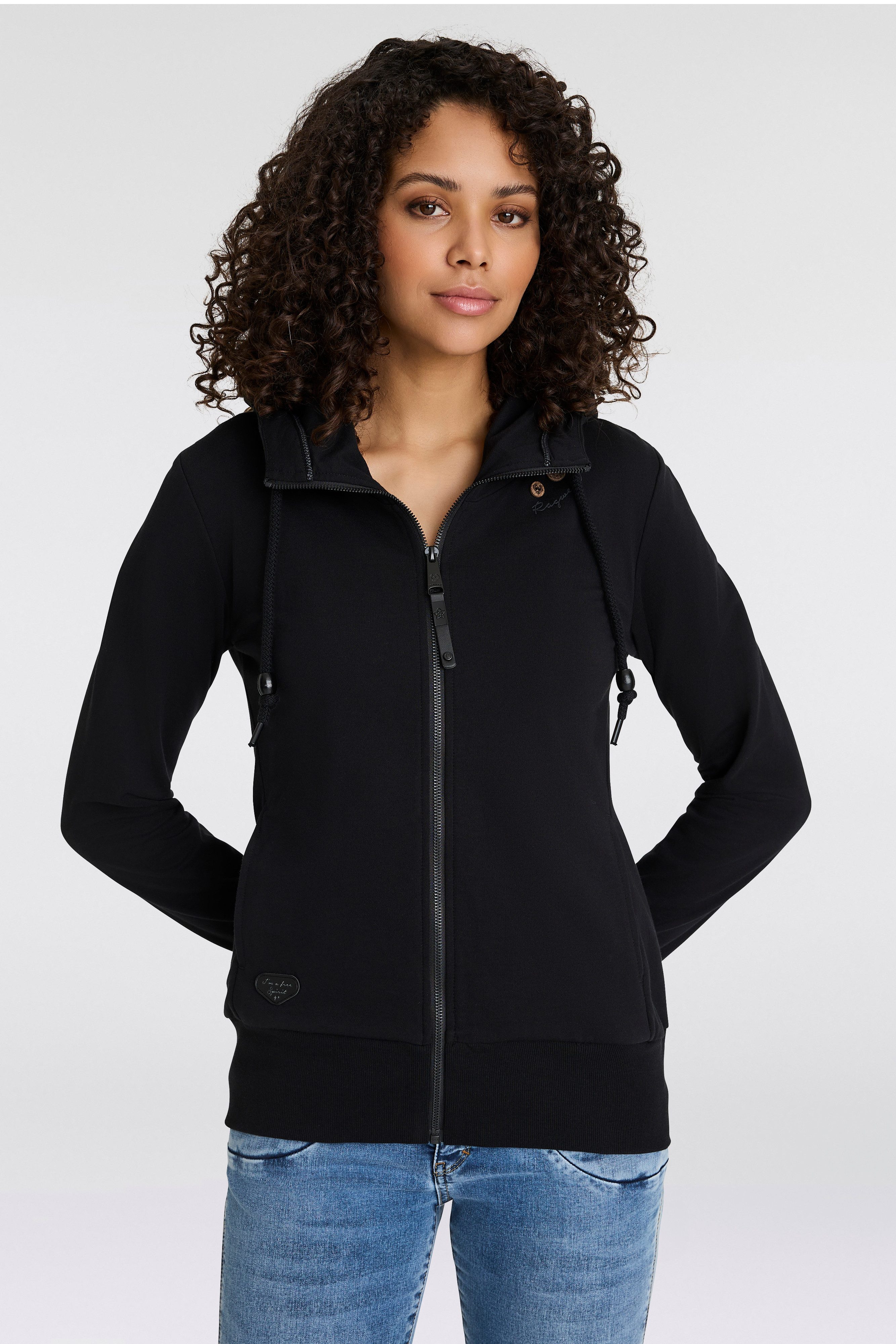 Ragwear Sweatjacke "PAYA CORE", mit Logo Stickerei und Zierknöpfen günstig online kaufen