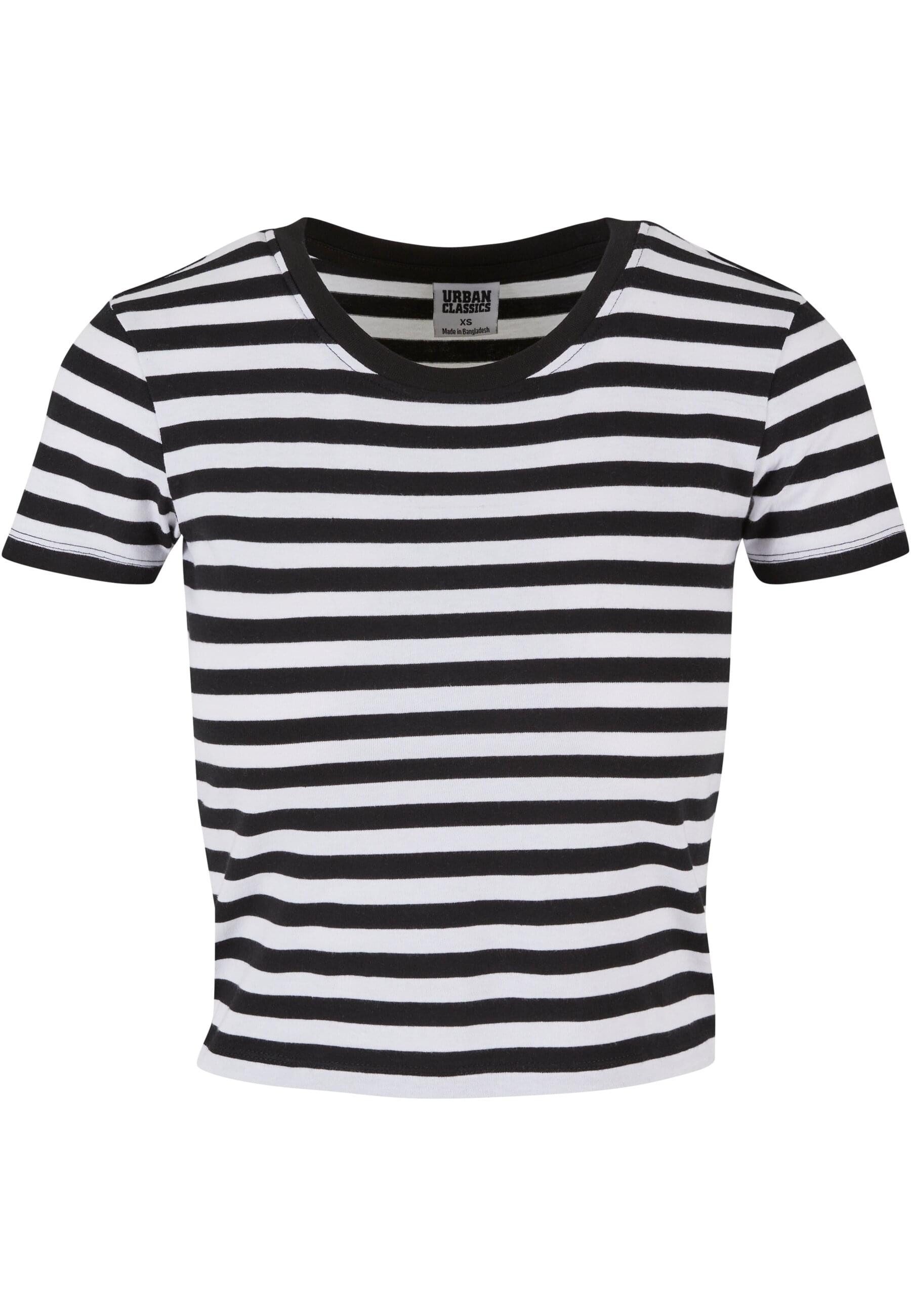 URBAN CLASSICS T-Shirt "Urban Classics Damen Ladies Short Striped Tee", (1 günstig online kaufen