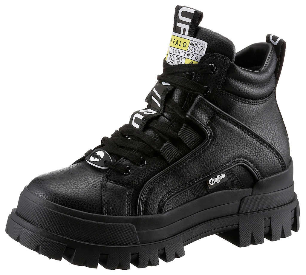 Buffalo Schnürboots "ASPHA NC MID", Schnürstiefelette, High Top Sneaker mit günstig online kaufen