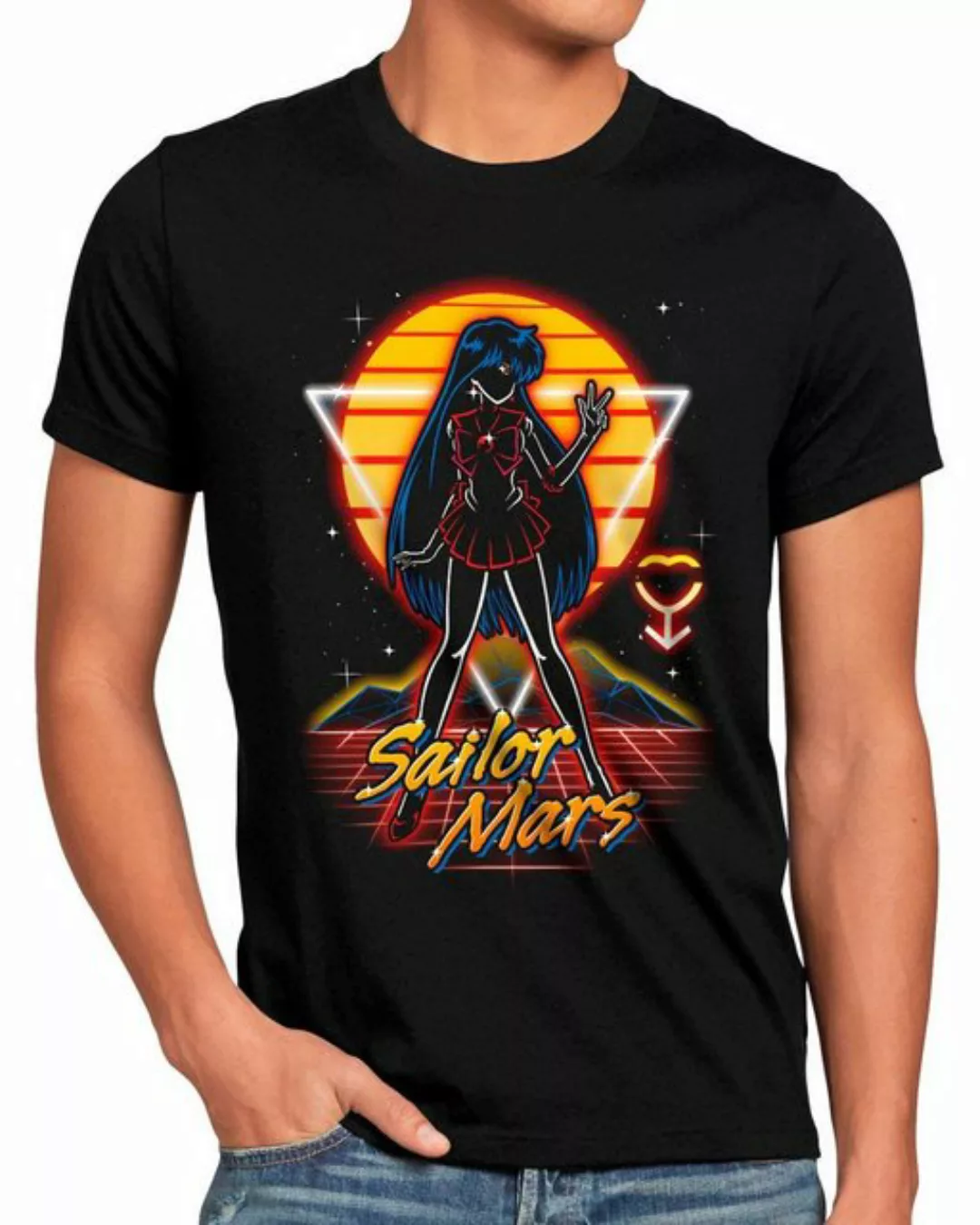 style3 Print-Shirt Herren T-Shirt Sailor Mars sailor moon anime manga cospl günstig online kaufen