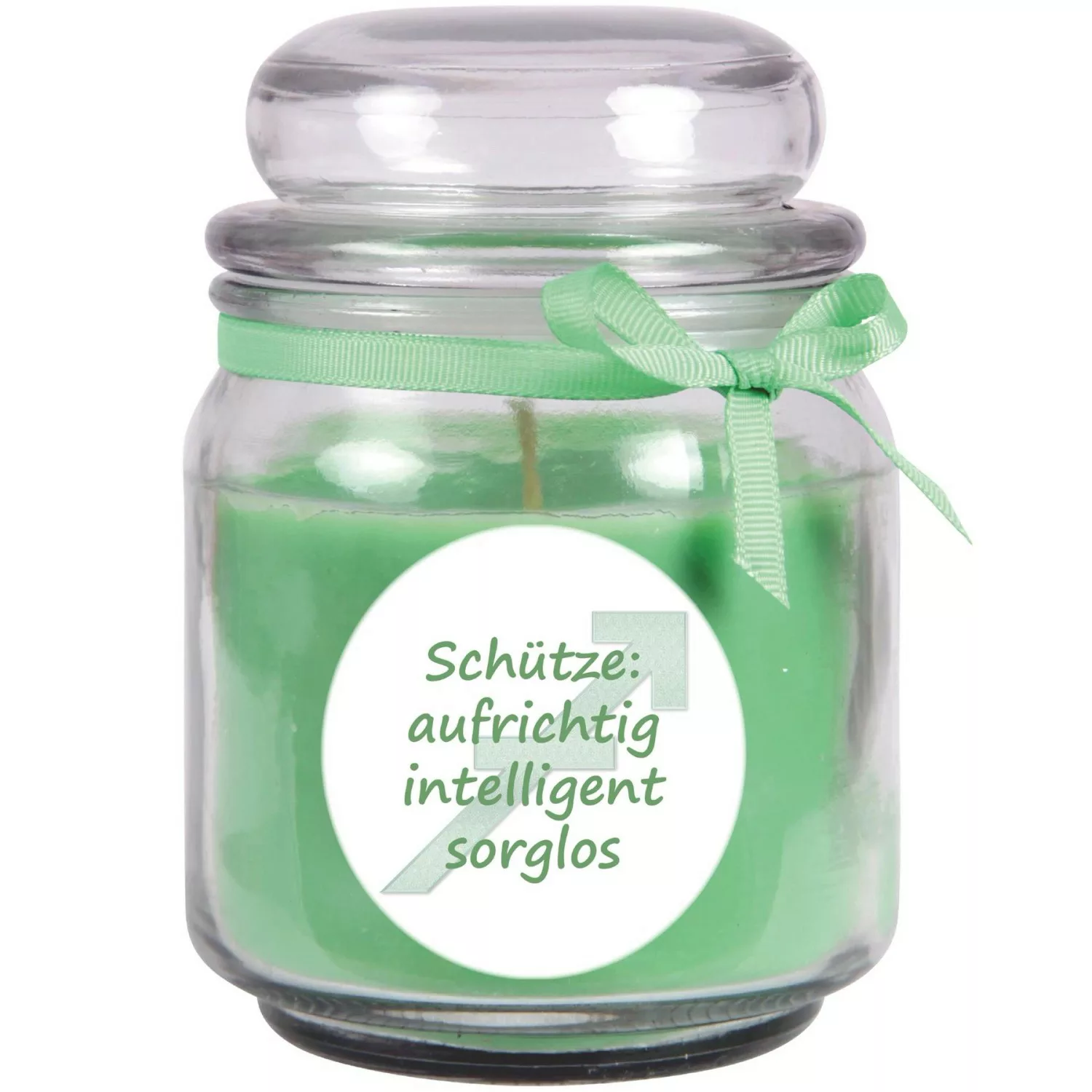 HS Candle Duftkerze & Glas Sternzeichen Coconut Limes 70 Stunden Schütze günstig online kaufen