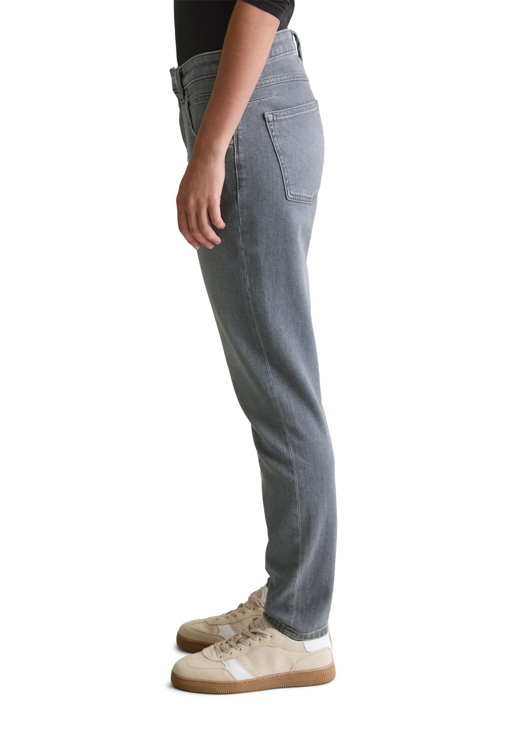 Marc OPolo DENIM Boyfriend-Jeans "aus grauem Stretch-Denim" günstig online kaufen
