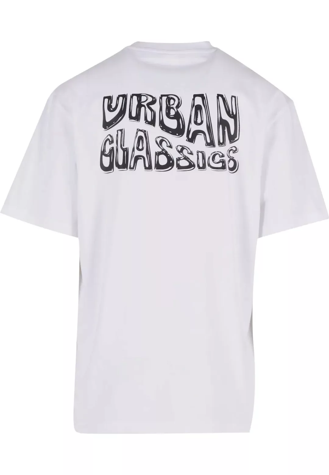 URBAN CLASSICS T-Shirt "Urban Classics UC Shiny Logo Tall Tee" günstig online kaufen