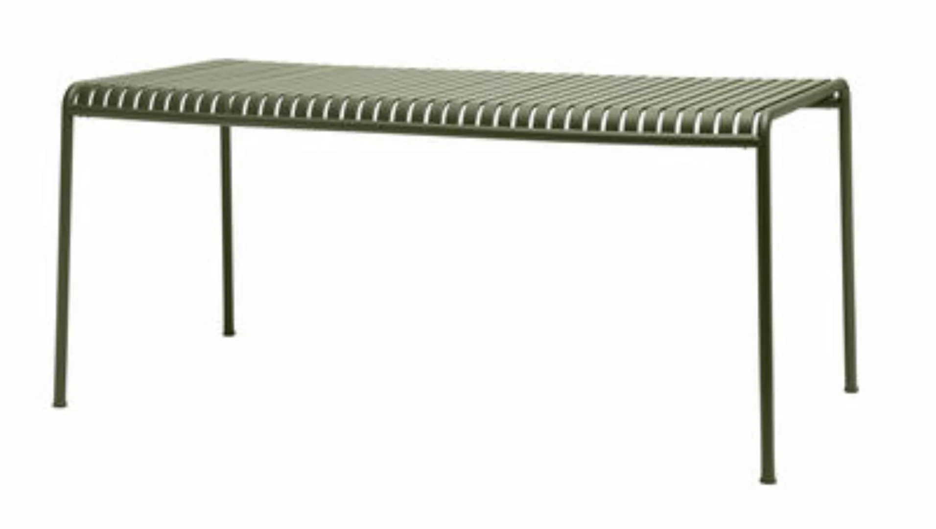 rechteckiger Tisch Palissade metall grün / 170 x 90 cm - R & E Bouroullec - günstig online kaufen